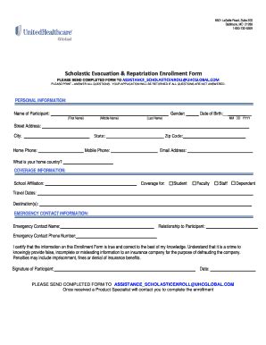 BETA Scholastic Evacuation and Repatriation.